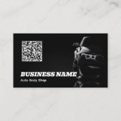 Auto Lichaam Auto QR Visitekaartje (Voorkant)