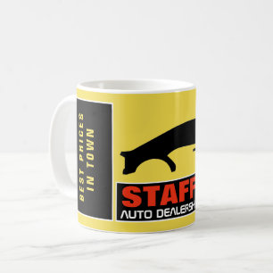 Auto Logo, Auto Dealership Adverteren Koffiemok