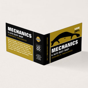 Auto-Logo, automatische mechanisme en reparaties, Visitekaartjes