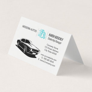 Auto Logo Sleutel in Hand Visitekaartjes