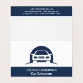 Auto Logo Visitekaartjes (Buitenkant ongevouwen)