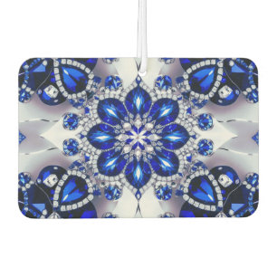 Auto Luchtverfrissers met Blauw Wit Kleuren Design