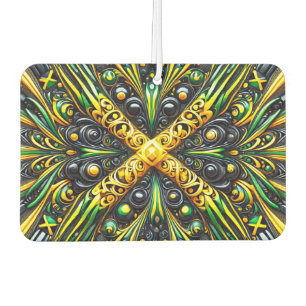 Auto luchtverfrissers met Jamaicaanse kleuren Desi