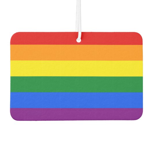 Auto Luchtverfrissers met Pride Vlag (Voorkant)