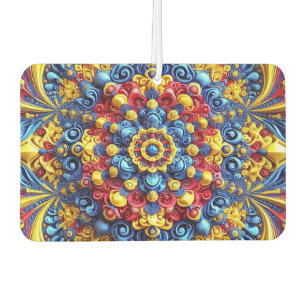 Auto luchtverfrissers met Roemeense kleuren Design