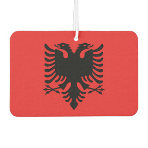 Auto Luchtverfrissers met vlag van Albanië