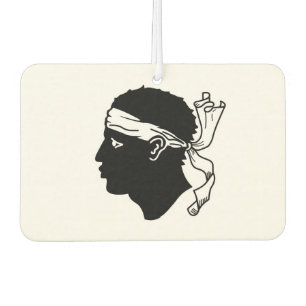 Auto Luchtverfrissers met Vlag van Corsica