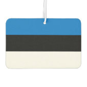 Auto Luchtverfrissers met Vlag van Estland (Achterkant)