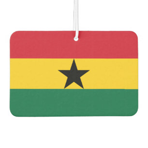 Auto Luchtverfrissers met Vlag van Ghana