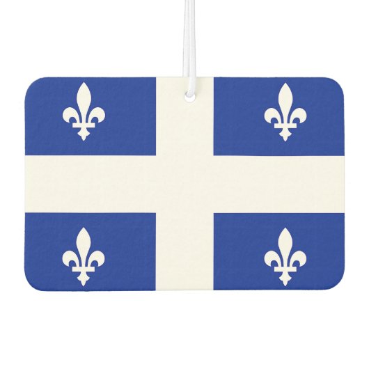 Auto Luchtverfrissers met Vlag van Quebec, Canada (Voorkant)