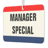Auto Manager Special Promo Signaal  Luchtverfrisser (Links)