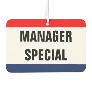 Auto Manager Special Promo Signaal  Luchtverfrisser