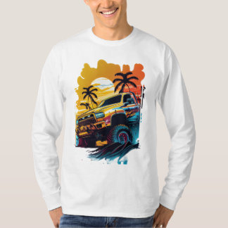 Auto Mannen Basic T-shirt met lange mouwen