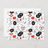 Auto Mechanic Automotive Tools Feestdagenkaart (Voorkant / Achterkant)