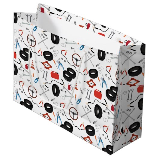 Auto Mechanic Automotive Tools Groot Cadeauzakje (Voorkant Gekanteld)