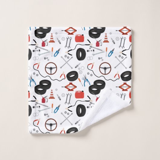 Auto Mechanic Automotive Tools Thema Bad Handdoek (Wasdoekje)
