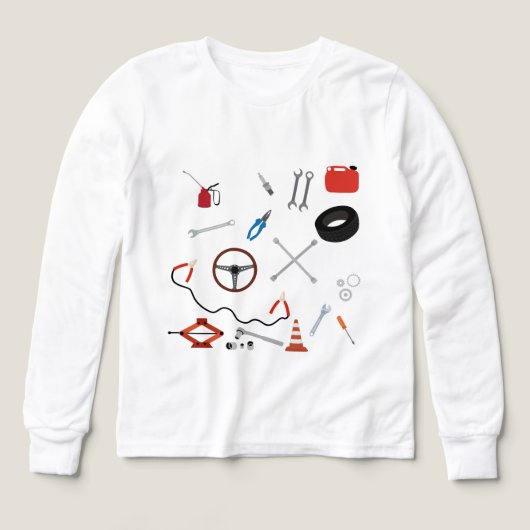 Auto Mechanic Automotive Tools Theme Boy (Voorkant)