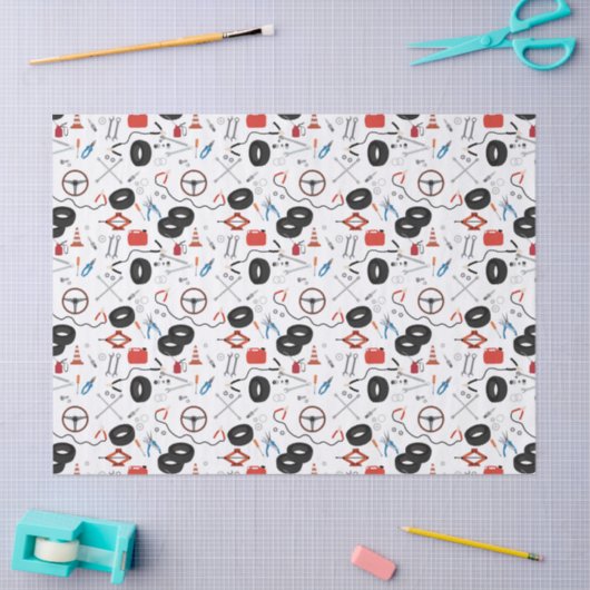 Auto Mechanic Automotive Tools Tissuepapier (Craft)