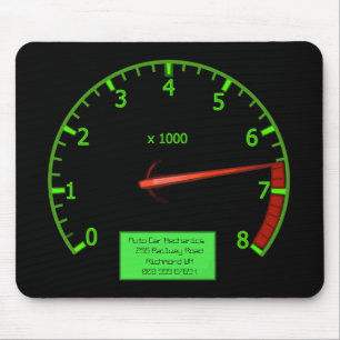 Auto-Mechanic Business Rev Counter Muismat
