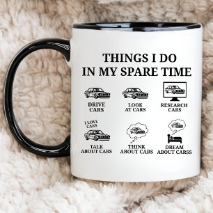 Auto Mechanic Cadeau, dingen die ik doe in mijn vr Mok