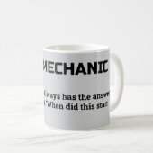 Auto Mechanic Gift - Funny Definition Mok (Voorkant rechts)