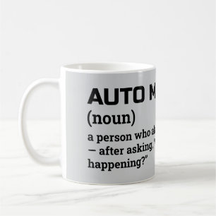 Auto Mechanic Gift - Funny Definition Mok