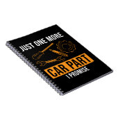 Auto Mechanic Gift Notitieboek (Rechterzijde)