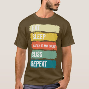 Auto Mechanic Grappige Garage Fix s Mechanic 10 mm T-shirt
