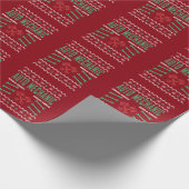 Auto Mechanic Ugly KerstSweater Cadeaupapier (Hoek)