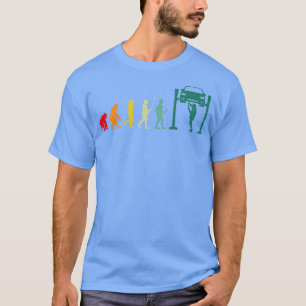 Auto-mechanica automatische retro-cadeauheren t-shirt