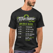 Auto Mechanisch Ontwerp Grappige Quote Meme Grafis T-shirt (Voorkant)