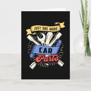 Auto Mechanische Auto Motor Mechanica Retro Grappi Kaart