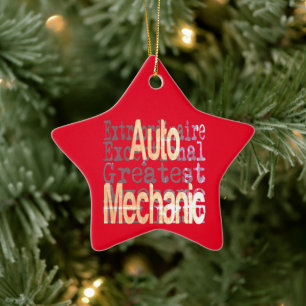 Auto-mechanische extraordinaire keramisch ornament