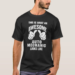 Auto Mechanische Geweldige ziet eruit als grappig T-shirt