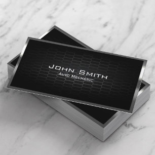 Auto Mechanische metaal-omlijste professionele aut Visitekaartje