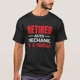 Auto-mechanische reparatie in ruste. t-shirt
