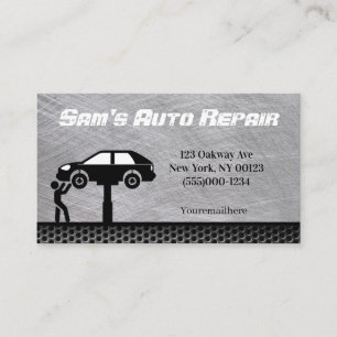 Auto-mechanische reparatieservice Visitekaartje