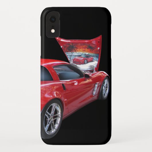 Auto met Airbrush Case-Mate iPhone Case (Achterkant)