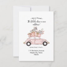 Auto met Boxes We hebben de uitnodiging verplaatst