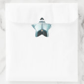 auto met oldtimer ster sticker (Tas)