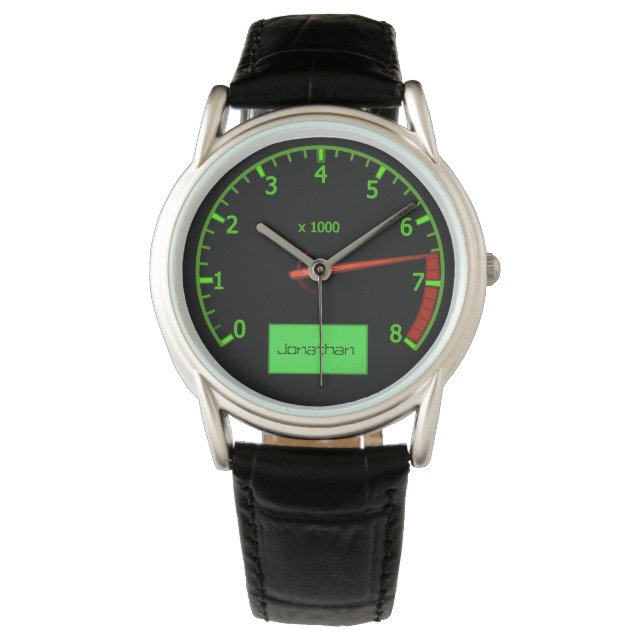 Auto monteur chauffeur uniek horloge (Voorkant)