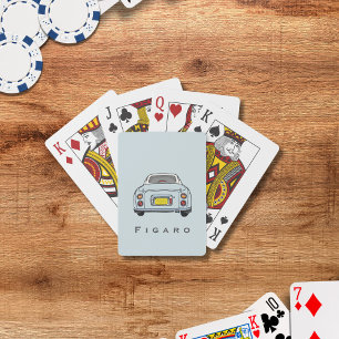 Auto Naam Bord Aqua Figaro Speelkaarten