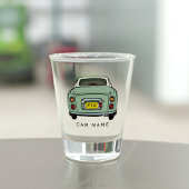 Auto Naam Groene Figaro Figarations Shot Glass Shot Glas