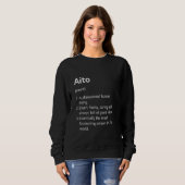 Auto Name Definition Funny Dictionary Trui (Voorkant volledig)