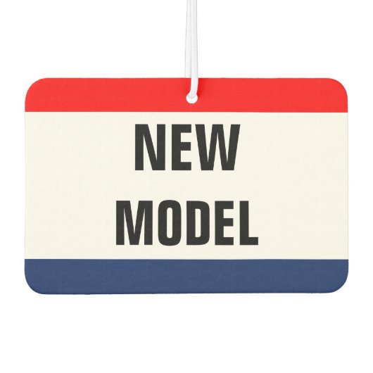 Auto nieuwe modelpromo Signaal  Luchtverfrisser (Voorkant)