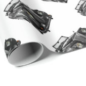 Auto Oldtimer Classic Car Cadeaupapier (Rol Hoek)