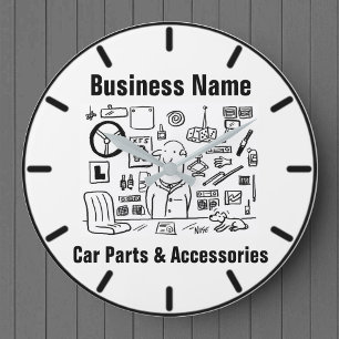Auto-onderdelen & Accessoires Cartoon Grote Klok