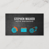 Auto-onderdelen en  voertuig visitekaartje (Voorkant)