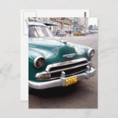 auto op Cuba Briefkaart (Voorkant / Achterkant)