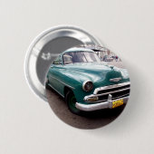  auto op Cuba Ronde Button 5,7 Cm (Voorkant /achterkant)